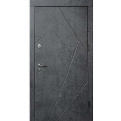 Двери Qdoors Ультра Флеш 850 Л мрамор темный/бетон бежевый