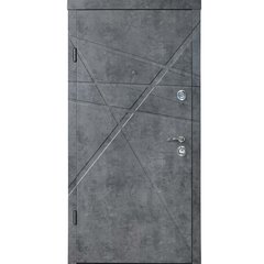 Входные двери Berez Sierra 850 Пр мрамор темный/бетон серый