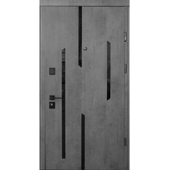 Двери Страж Mirage Ст. Lux 850 Л бетон темный/бетон серый