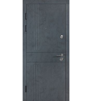 Двери Булат В-617 mod.250 850 Пр Бетон антрацит/Бетон снежный